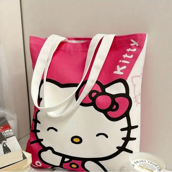 Sanrio Handbags - Sanrio Pink and White Hello Kitty Tote Bag